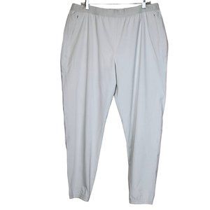 The North Face Joggers  XL White  Solid Polyester Blend